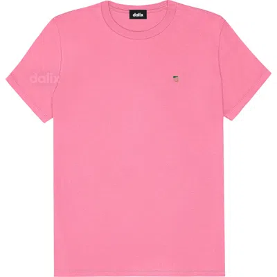 Dalix Womens Lil Peach Jersey Tee In Pink