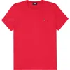 Dalix Womens Lil Peach Jersey Tee In Red