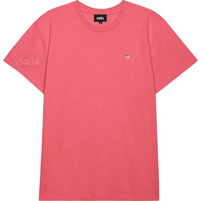 Dalix Womens Lil Peach Lightweight Everyday Tee In Red