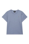 Dalix Womens Lil Strawberry Lightweight High Waisted Tee In Blue