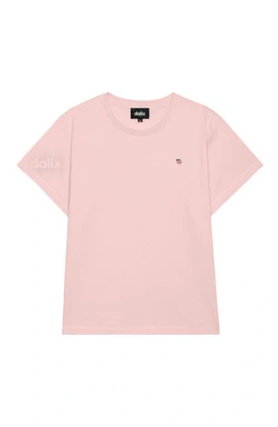 Dalix Womens Lil Peach Lightweight High Waisted Tee In Pink