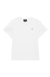 Dalix Womens Lil Peach Lightweight High Waisted Tee In White