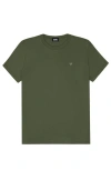 Dalix Womens Lil Smile Jersey Relaxed Tee In Green