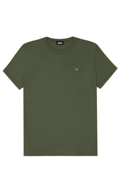 Dalix Womens Lil Smile Jersey Relaxed Tee In Green