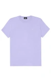 Dalix Womens Lil Smile Jersey Relaxed Tee In Purple
