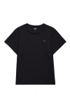 Dalix Womens Lil Smile Lightweight High Waisted Tee In Black
