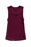 Dalix Womens Espresso Martini Muscle Tank In Brown