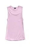 Dalix Womens Lil Smile Muscle Tank In Purple