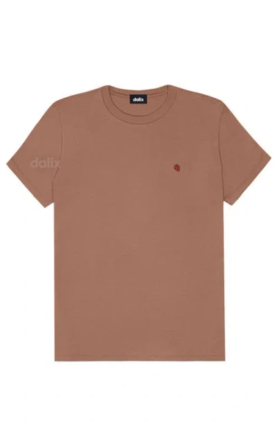 Dalix Womens Lil Strawberry Jersey Tee In Brown