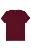 Dalix Womens Lil Strawberry Jersey Tee In Burgundy