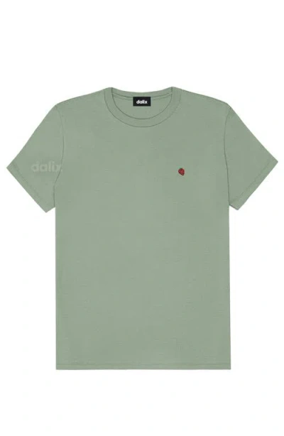 Dalix Womens Lil Strawberry Jersey Tee In Green