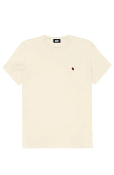 Dalix Womens Lil Strawberry Jersey Tee In Neutral
