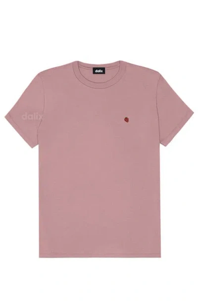 Dalix Womens Lil Strawberry Jersey Tee In Pink