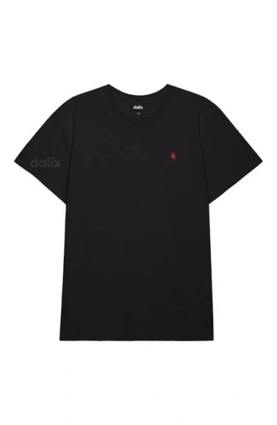 Dalix Womens Lil Strawberry Lightweight Everyday Tee In Black