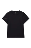 Dalix Womens Lil Strawberry Lightweight High Waisted Tee In Black
