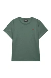 Dalix Womens Lil Strawberry Lightweight High Waisted Tee In Gray