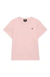Dalix Womens Lil Strawberry Lightweight High Waisted Tee In Pink