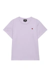 Dalix Womens Lil Strawberry Lightweight High Waisted Tee In Purple