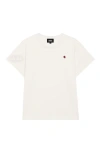 Dalix Womens Lil Strawberry Lightweight High Waisted Tee In White