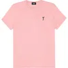 Dalix Womens Martini Lightweight Relaxed Jersey Tee In Pink