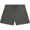 Dalix Womens Martini Midweight Washed Fleece Shorts In Gray