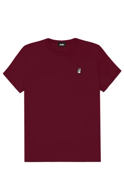 Dalix Womens Peace Sign Jersey Relaxed Tee