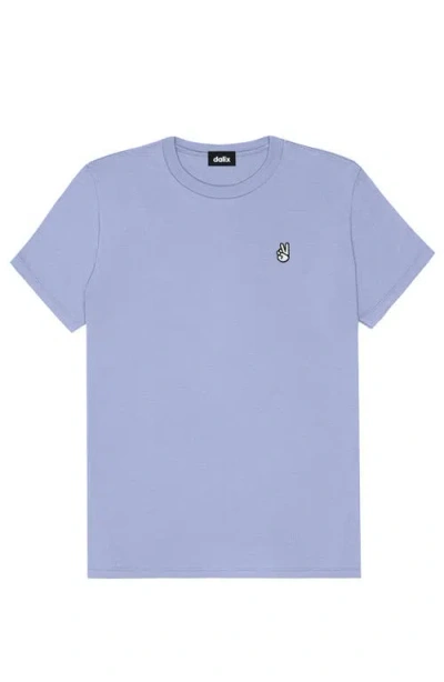 Dalix Womens Peace Sign Jersey Relaxed Tee