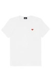 Dalix Womens Pixel Heart Jersey Relaxed Tee