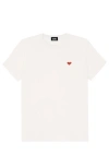 Dalix Womens Pixel Heart Jersey Relaxed Tee
