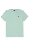 Dalix Womens Pixel Heart Jersey Relaxed Tee
