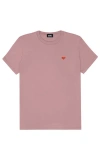 Dalix Womens Pixel Heart Jersey Relaxed Tee