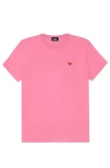 Dalix Womens Pixel Heart Jersey Relaxed Tee