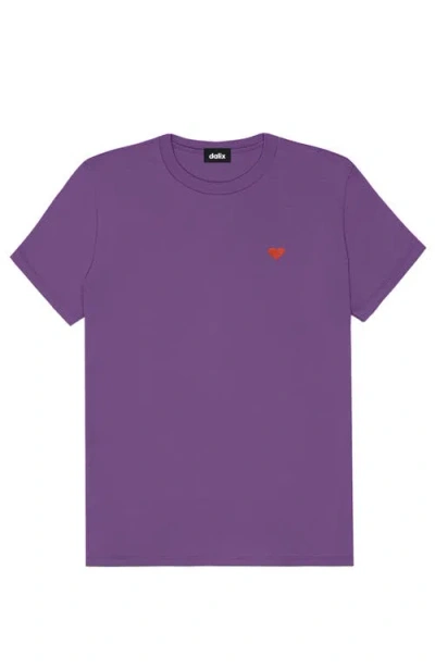 Dalix Womens Pixel Heart Jersey Relaxed Tee