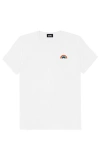 Dalix Womens Rainbow Jersey Relaxed Tee In White