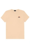 Dalix Womens Rainbow Jersey Relaxed Tee In Sand