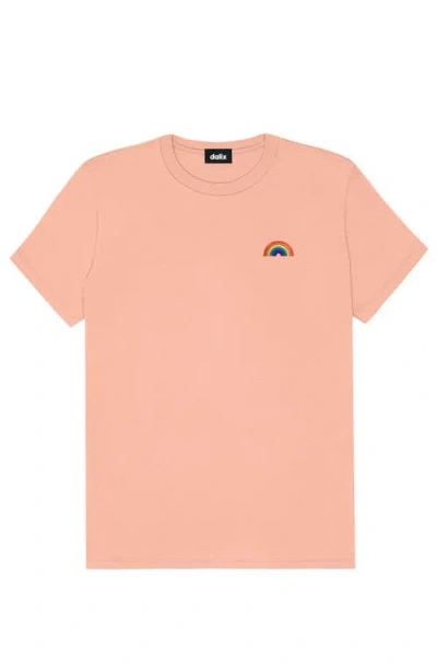 Dalix Womens Rainbow Jersey Relaxed Tee