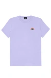 Dalix Womens Rainbow Jersey Relaxed Tee In Purple
