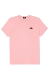 Dalix Womens Rainbow Jersey Relaxed Tee In Pink