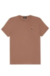 Dalix Womens Rainbow Jersey Relaxed Tee In Brown