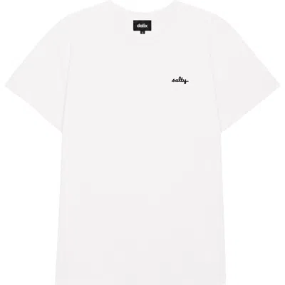 Dalix Womens Salty Lightweight Everyday Tee In White