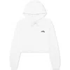 Dalix Womens Salty Midweight Fleece Cropped Hooded Sweatshirt