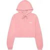 Dalix Womens Salty Midweight Fleece Cropped Hooded Sweatshirt