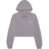 Dalix Womens Salty Midweight Fleece Cropped Hooded Sweatshirt