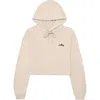 Dalix Womens Salty Midweight Fleece Cropped Hooded Sweatshirt