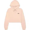 Dalix Womens Salty Midweight Fleece Cropped Hooded Sweatshirt