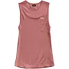 Dalix Womens Salty Muscle Tank In Brown