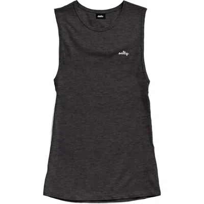 Dalix Womens Salty Muscle Tank In Gray