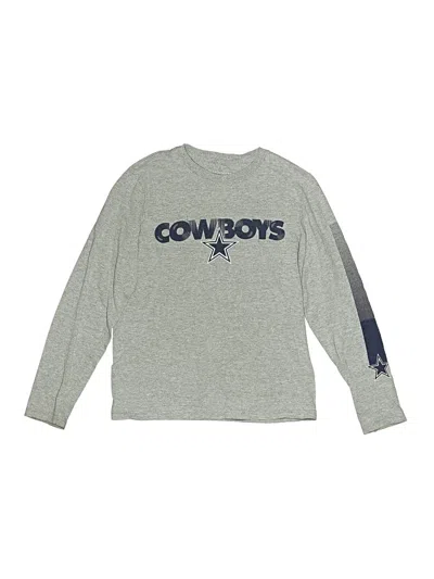 Pre-owned Dallas Cowboys Kids' Long Sleeve T-shirt In Gray