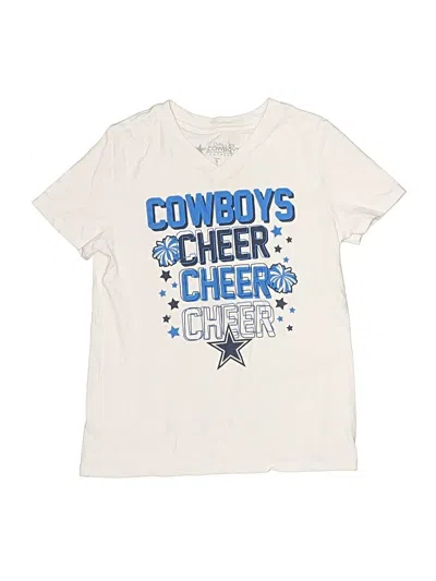 Pre-owned Dallas Cowboys Kids' Short Sleeve T-shirt In White