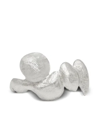 D'alma Sterling Silver Bobbles Earcuff